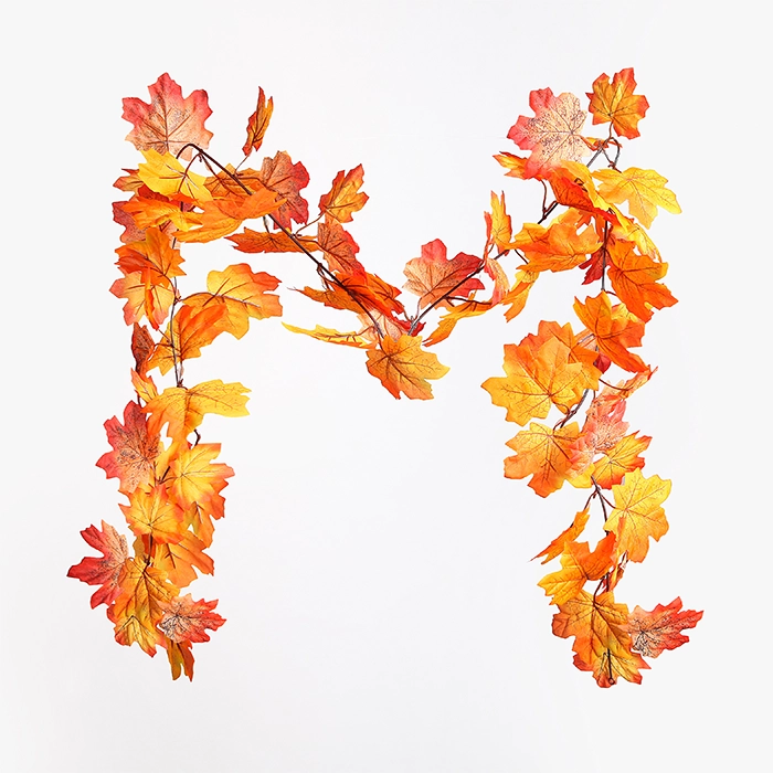 ریسه برگ مصنوعی پاییزی کد HB5478-2